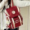 Schoolbag Junior high school student backpack male large capacity travel backpack college student computer bag simple high school atmosphere schoolbag