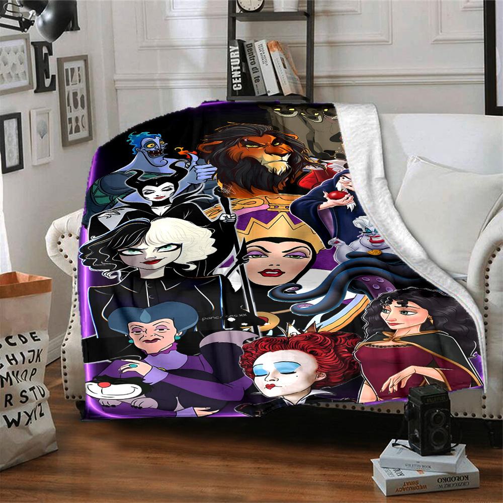 1pc Villains3 Blanket, Gift, for Men and Women, Soft Blanket, Good for Sofa Bed Couch Travel, Lightweight Flannel Blanket