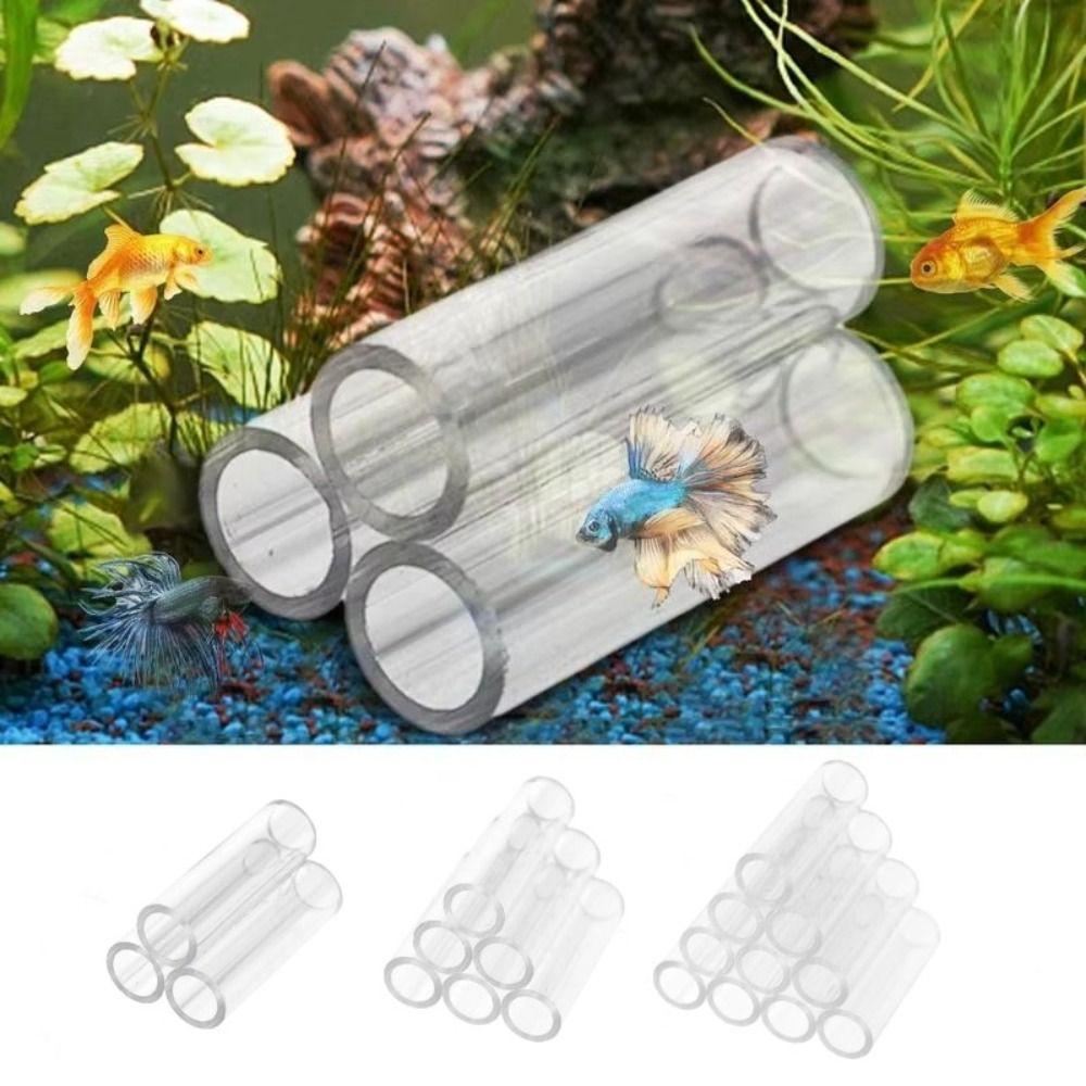 Acrylic Shrimp Breeding Tube Transparent Fish Tank Tube Quality Aquarium Shrimp Cave Fish Tank