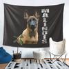 Belgian Shepherd Dog Malinois Tapestry Decor Art Aesthetic Tapestries for Living Room Bedroom Home Wall Cloth Wall Hanging