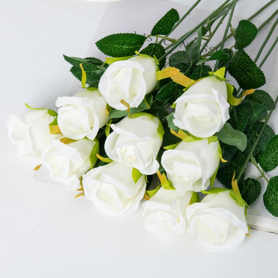 1/5Pcs Artificial Flowers Rose Bouquets Wedding Decorative Wreaths Christmas Valentine's Day Vases Home Garden Party Fake Plants
