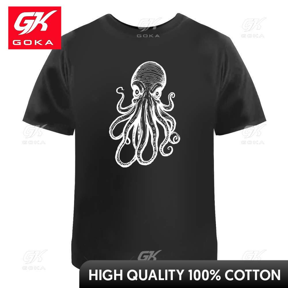 

Krakens Tentacles Unisexs Womens Cotton TShirts Cute Funny Vintage Graphic T Shirts 4XL