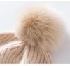Unisex Cashmere Pom-Pom Hat: Stylish, Knitted, Warm Ear Protection for Autumn & Winter