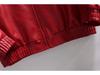 Men's American Racing Style Leather Jacket - Streetwear, Stand Collar, Cool Hip-Hop High Street Trend, Motorcycle Outerwear.