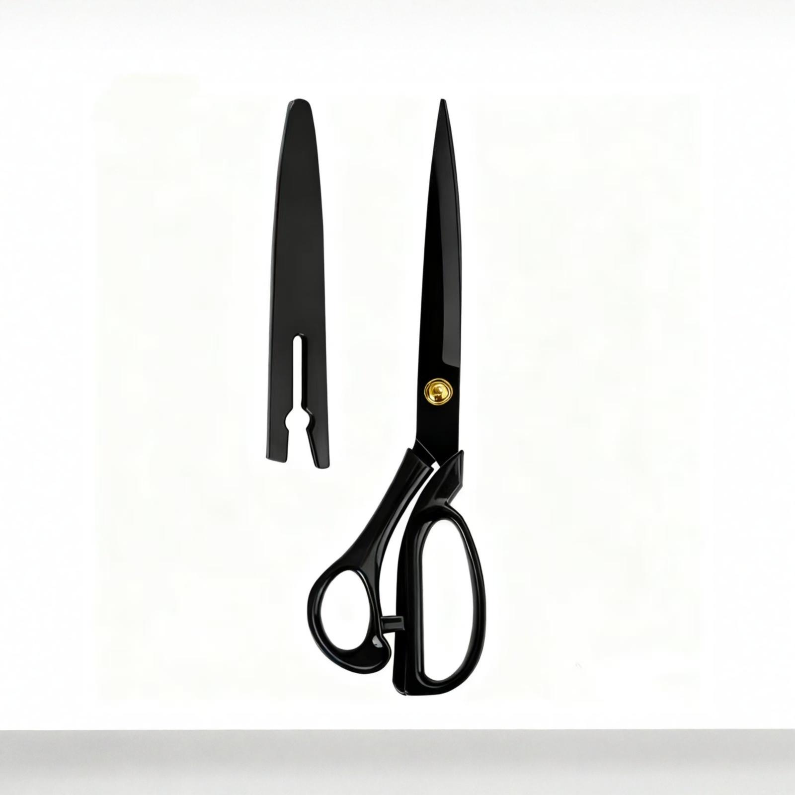 

10-дюймовые черные стальные тканевые ножницы с покрытием, швейные портновские ножницы one size чёрный