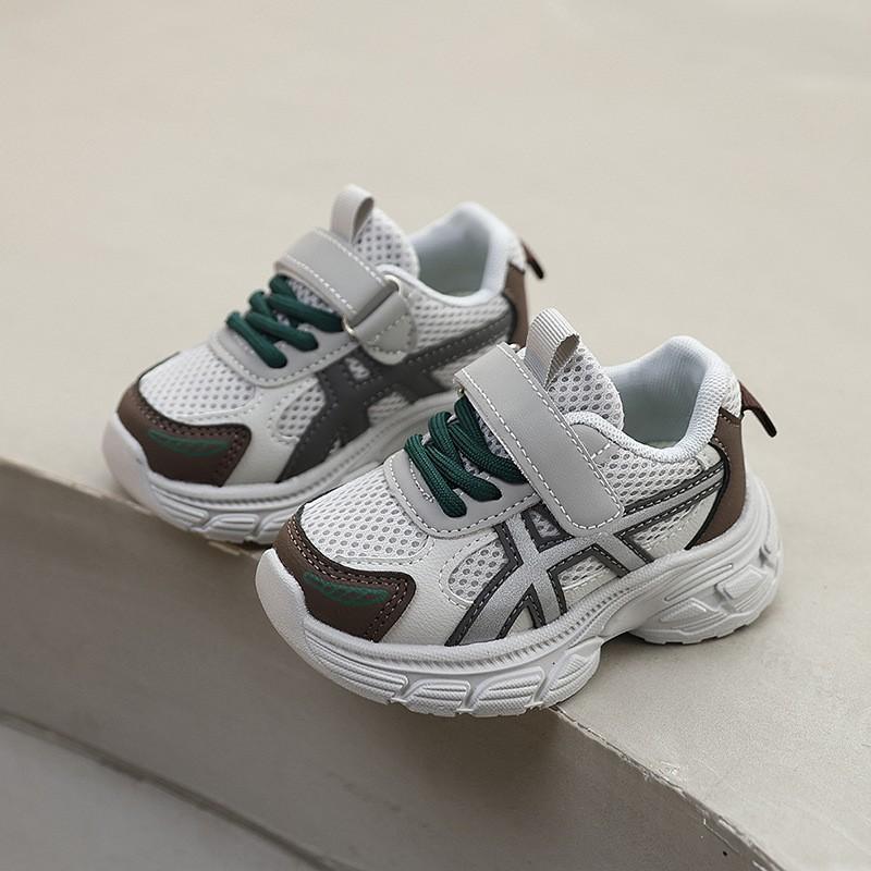 Kids Casual Sneakers Boys Girls Lightweight Breathable Mesh Dad Shoes Toddlers Children Sizes 22-26 5 Pairs per Lot