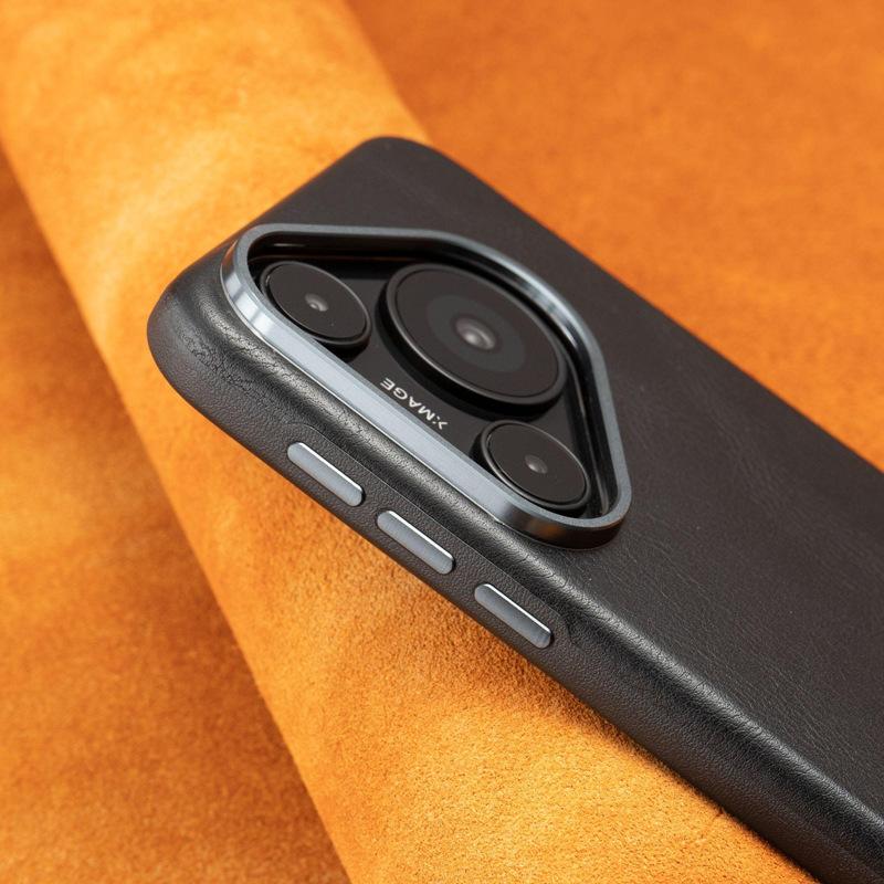 Vhodné pro pouzdro na telefon Huawei Pura70pro, Mate60pro Magnetický plný obal Nárazuvzdorné Business Luxusní kožené pouzdro