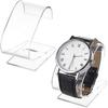 2 Stück Uhrenständer Vitrine, Klarer Acryl-Uhrenständer, Armbandhalter, 6,3x3,45x6,2cm, Armband-Displayständer für Damen und Herren, Uhr Dis