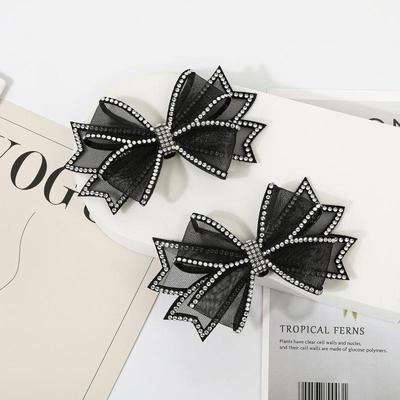 1Pcs Shiny Bows Shoes Decoration Clips Wedding Shoes High Heel  Charm Buckle Clips Detachable Shoe Accessories