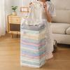 No Pump Vacuum Storage Bags Durable Reusable Oversized Cube Design Easy Compression Saves