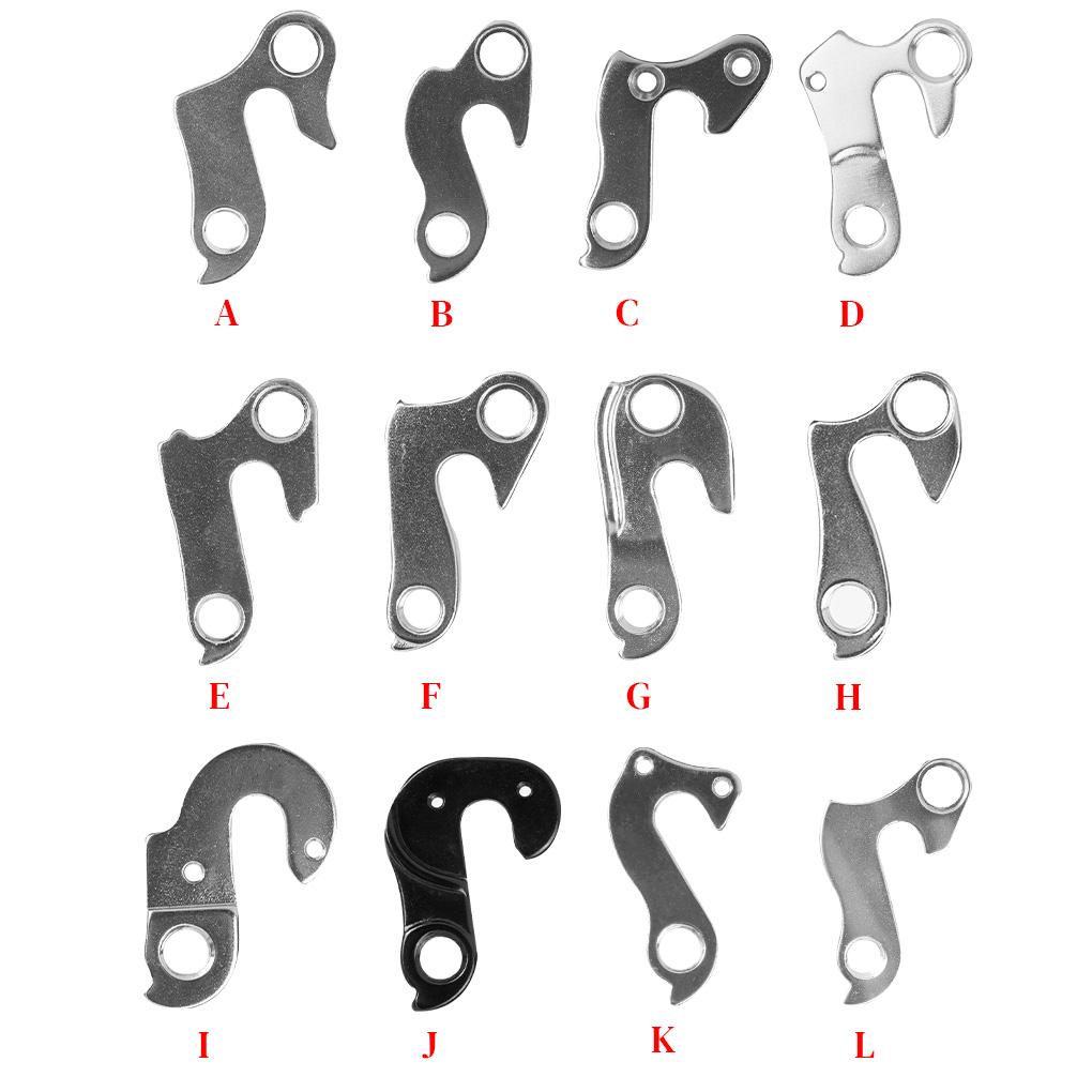 1Pc Aluminum Alloy Bike Rear Hanger Moutain Bike Rear Derailleur Hanger Gear Mech Derailleur Hanger Dropout Convertor Adapter