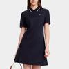 New FILA MODERN HERITAGE Short Sleeved Dress Women's Legend Blue F11W321399ANV