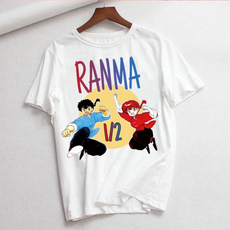 Ranma 12 ranma 12 Camicia Moda Estiva T-shirt Grafica Top da Donna Base Magliette Girocollo Divertenti T-shirt Ragazze