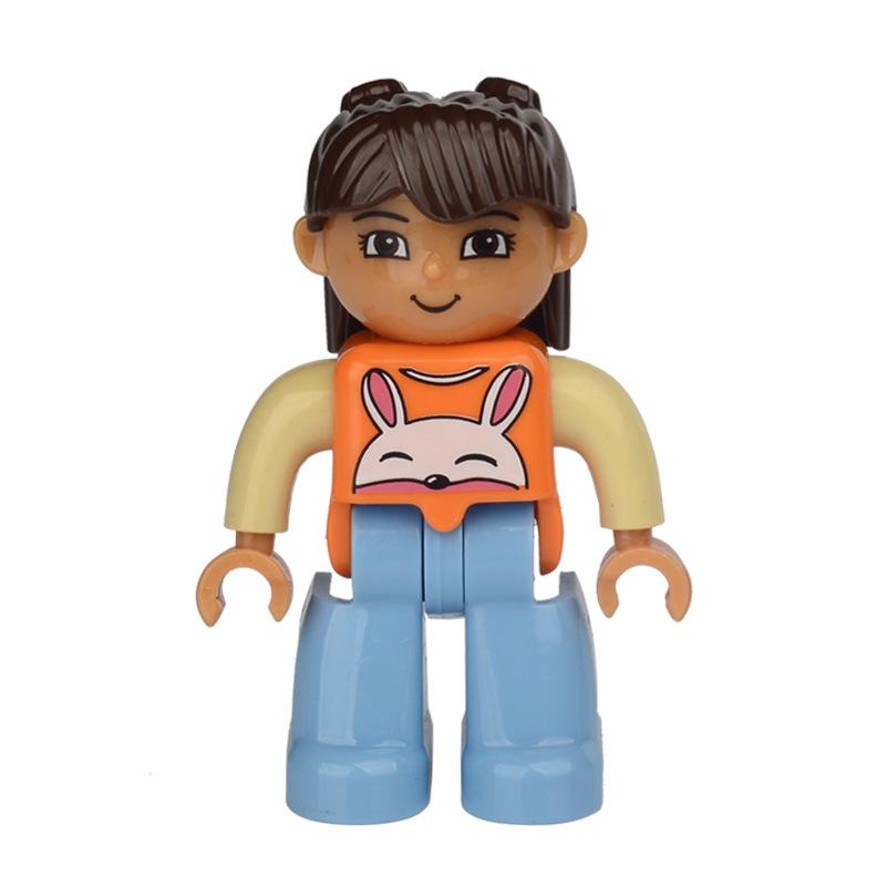 Large Particle Building Block Doll Doll Bulk Assembly Accessories Doll Diy Toy