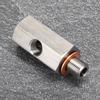 1 8in NPT Oil Pressure Sensor Tee To M10 10x1.0 Male Adapter Turbo Supply Feed Line Gauge