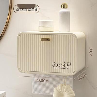 Wall-Mounted Punch-Free Tissue Box