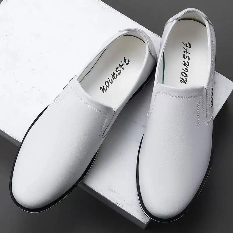 Leather Casual Shoes Man Black Loafers Shoes Men Luxury Designer Slip On Shoes for Men 2025 Zapatos De Hombre Chaussure De Homme
