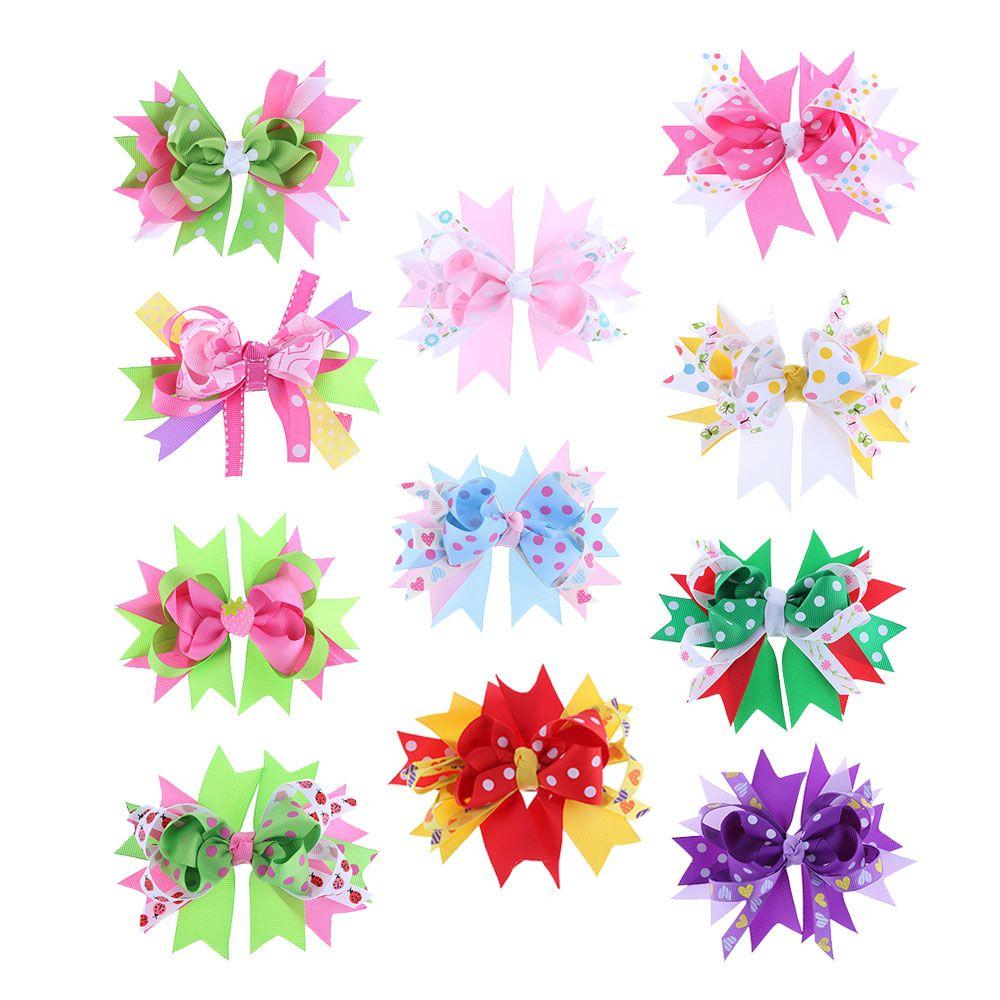 

Fashion Baby Girls Hair Accessories Ribbon Hairpins Hair Clips Butterfly