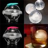 Molde para cubitos de hielo para whisky, bandeja redonda de silicona PP grande para hielo, barra de plástico de fácil liberación, molde para bolas de hielo, accesorios de cocina, 1 ud.