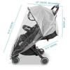 Universal Baby Stroller Rain Cover Pram Windproof Cover Winter Warm Weather Shields Baby Cart Raincoat Stroller Accessories