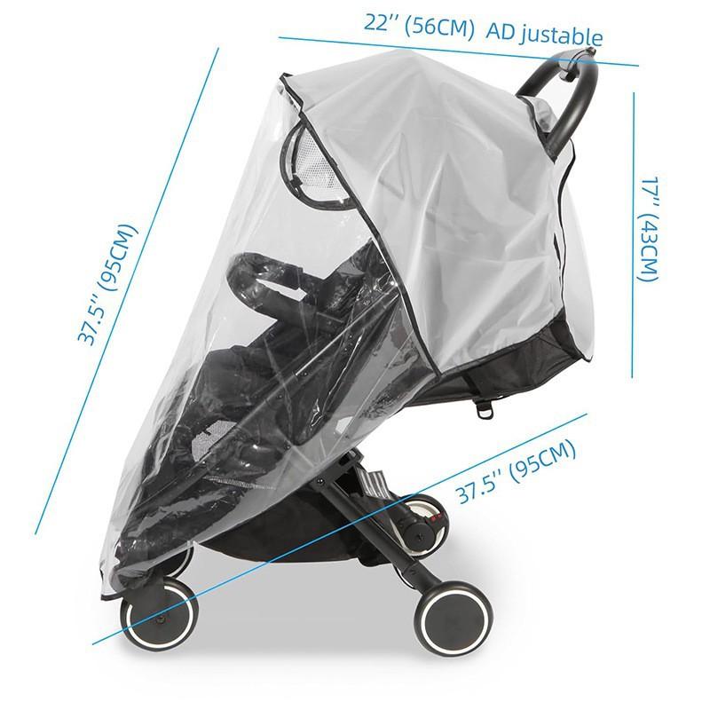 Universal Baby Stroller Rain Cover Pram Windproof Cover Winter Warm Weather Shields Baby Cart Raincoat Stroller Accessories