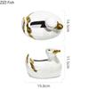 Cute Duck Tissue Box Dining Table Light Luxury Tissue Storage Box Creative Home Decoration Art Ceramic Tissue Box Ornaments