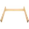 Fishing Rod Storage Rack Holder Pole Bracket WallMounted 6 Position Bamboo Showing Stand