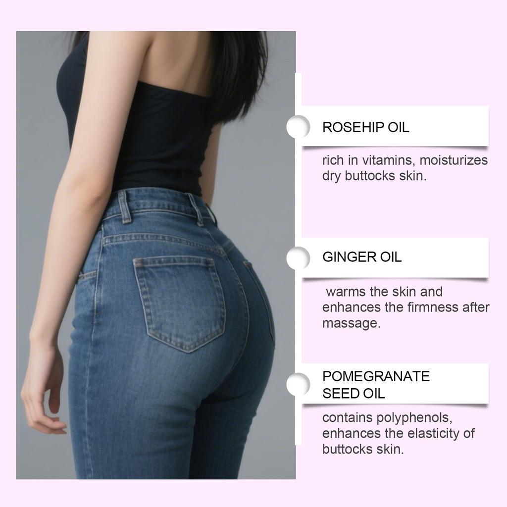Buttock Firming Serum Oil, Buttock Firming Massage Oil, Innate Improvement And Relaxation Care Oil,30ml
