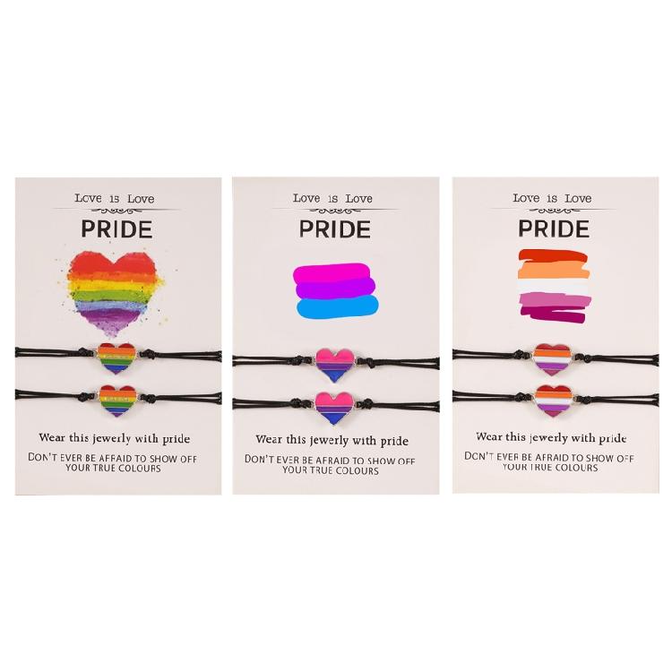 2x Minimalist Bracelet Rainbow Color Charm Wax Rope Bracelet Friendship Jewelry