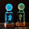 Crystal Engraved Kobe Basketball Star Luminous Night Light