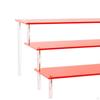 Acrylic Display Stand Shelf 3 Tier, for Cupcake Total Size 12x10x6.3Inches Each Board 30Cmx10cm,
