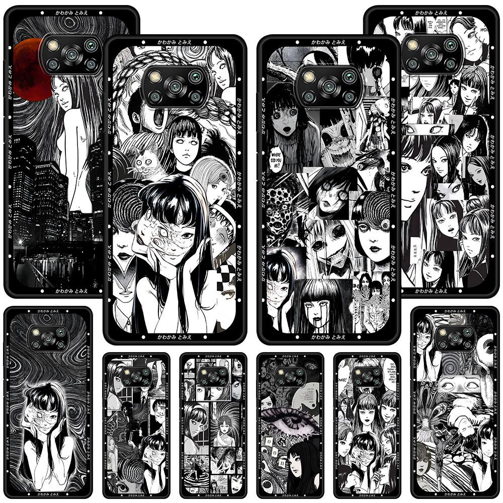 

Чехол Tomie Comic Again для Xiaomi Poco M5s X3 NFC F3 X5 M4 M3 Pro, черный, силиконовый, мягкий чехол для телефона