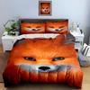 Fox face illustration. Bedding Duvet cover sets Duvet covers Pillowcases gifts (1 * Duvet Cover 2 * Pillowcases, without duvet insert)