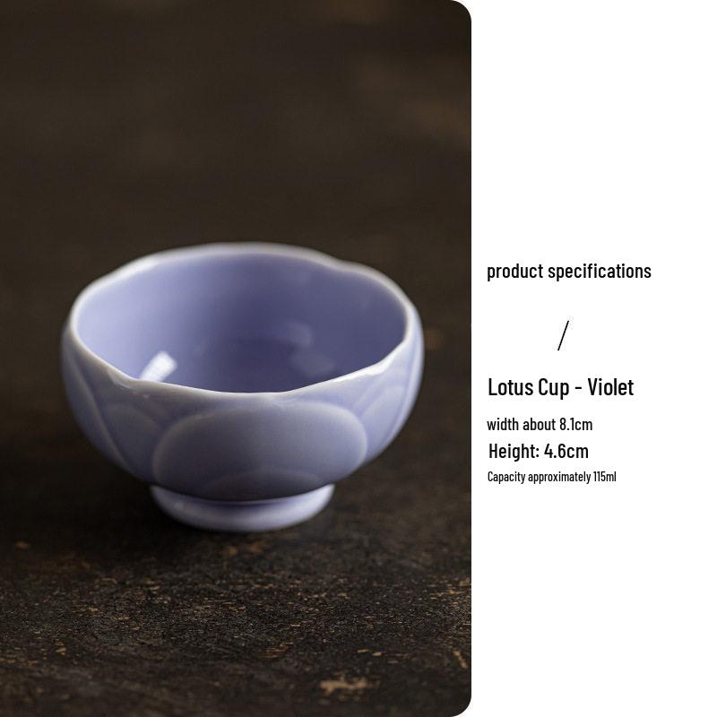 Ceramic Retro Master Cup: Personal Tea Brewing and Tasting Cup, Festive Wedding Red Design