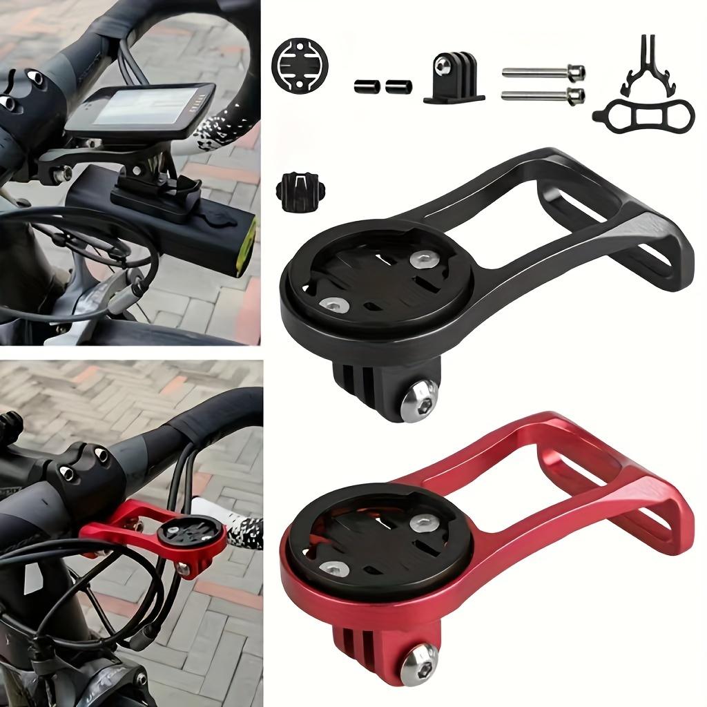 Bike Aluminum Alloy Cycling Odometer Bracket, Extension Holder For Lights, Camera, Smartphone, Flashlight, Universal Adapter Included