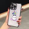 Unicorn Rainbow Case For Samsung Galaxy A57 A37 A07 A17 A56 5G A55 A54 A52 A53 A36 A34 A35 A73 A26 A25 A16 A06 Clear Phone Cover