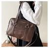 Japanese Academy Style JK Uniform Crossbody Bag – Solid Color PU Shoulder Handbag for Women and Students