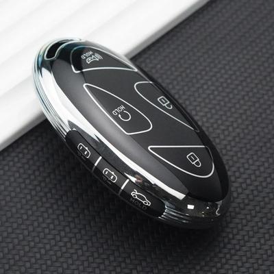 Chytrý obal klíče Fob TPU Pouzdro na klíč od auta pro Hyundai 5/7 tlačítek Grandeur GN7 KONA Ev 2023 Lonic 6 Auto Kryt Příslušenství