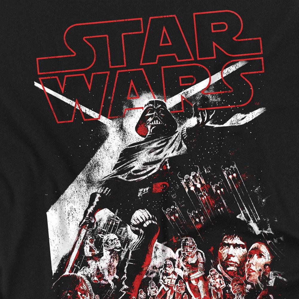 STAR WARS Unisex Adult Empire Darth Vader Long-Sleeved T-Shirt