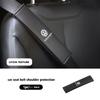 BIG1 For Volkswagen VW 2pcs Car Seat Belt Shoulder Protector Litchi Grain Fatigue Relief Pad Polo Jetta Sagitar Magotan Passat B5 B6