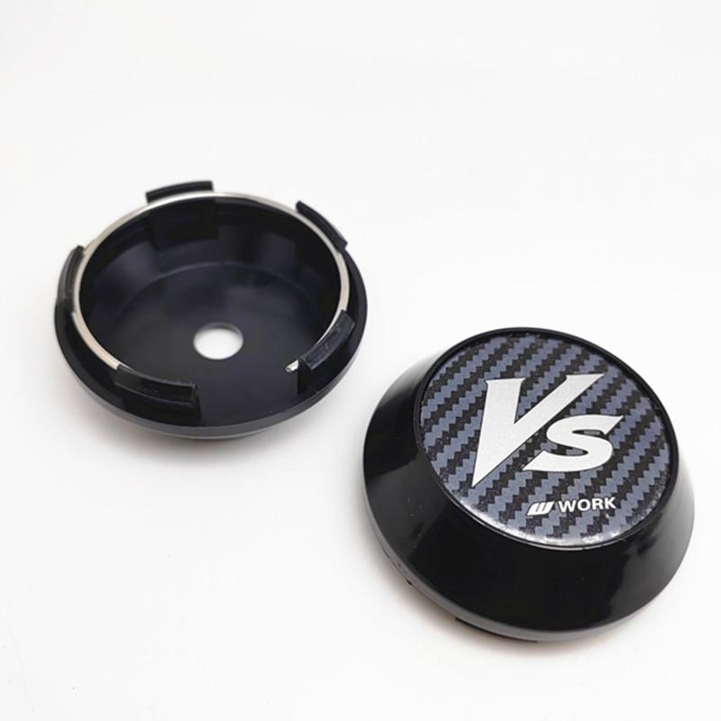 4pcs 65mm Car Wheel Hub Cover Center Caps for VS W Work Emotion X7 Racing Styling Badge Emblem Accessories