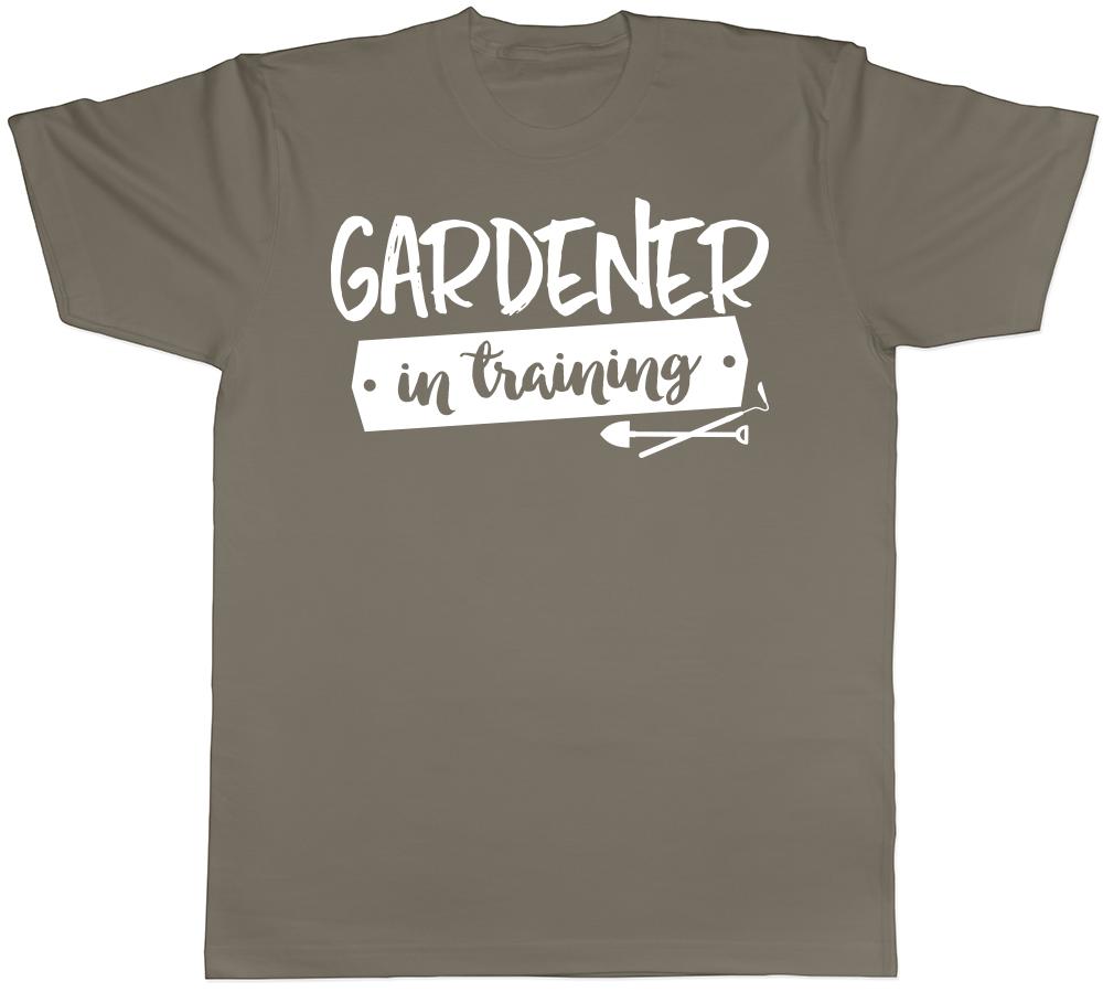Gardener in Training Unisexs Unisexs Ladies TShirt Tee
