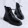 Boots For Men Brogues Leather Shoes Fashion Motorcycle Ankle Military Boots For Men Winter Boots Man Shoes Lace-Up Botas Hombre