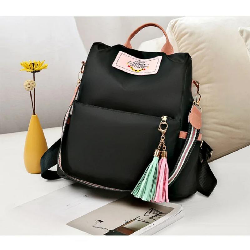 

Новый рюкзак для школьников, школьная сумка, рюкзак для путешествий на открытом воздухе, модные женские сумки через плечо чёрный