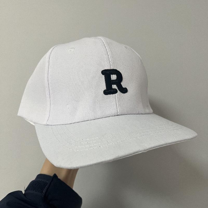 Women's big head circumference baseball cap old washed hat men's American wide brim retro small face trend embroidered cap