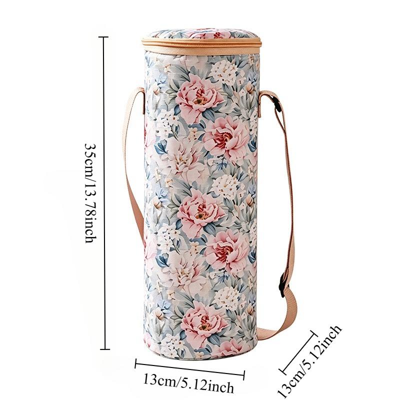 Portable Outdoor Camping Water Bottle Crossbody Bag, Large Capacity Insulated Cup Sleeve,Suitable for Outdoor Sports and Camping