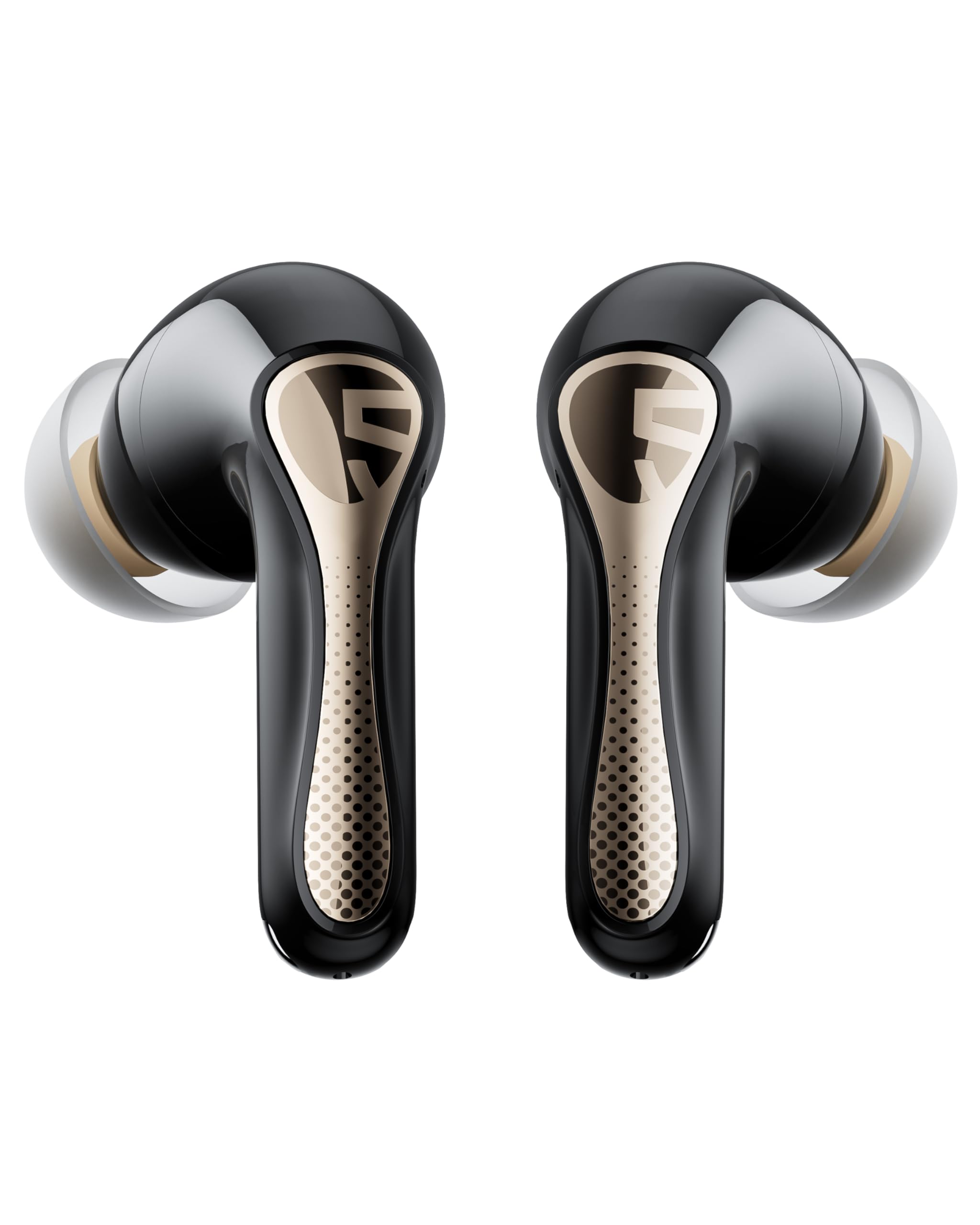 

SOUNDPEATS Air5 Pro Plus Wireless Earphones Features MEMS x 10mm Hybrid Audio Snapdragon Noise Low Dedicated App Drivers, Hi-Res (LDAC/aptX