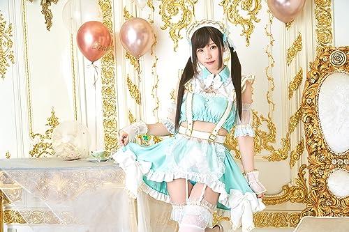 Clearstone X Enako Collaboration Cosplay Halloween Anniversary Maid Separates Women's Green