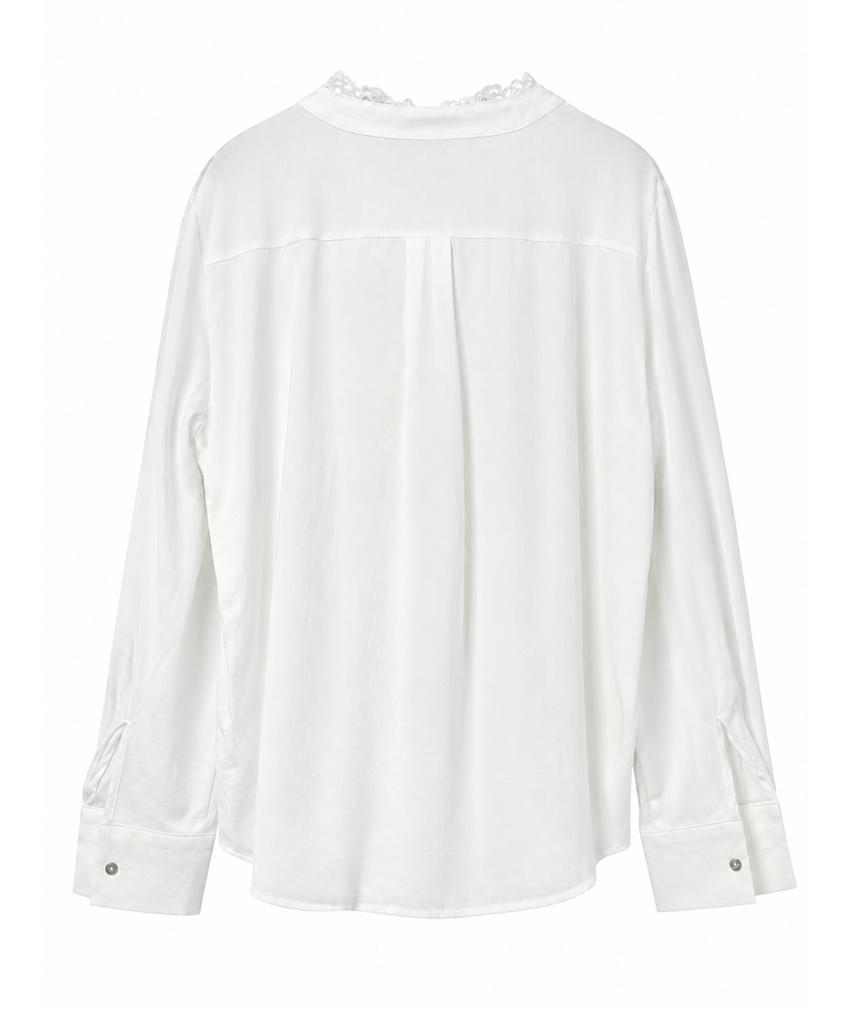 ARCMOOR Veil Lace Shirt (White)