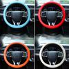 Ultra-Thin Silicone Steering Wheel Cover - Non-Slip, Sweat-Absorbent, All-Season, Unisex, Soft